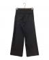 maison kitsune (メゾンキツネ) ツイルストレートレッグパンツ ブラック サイズ:36：10000円