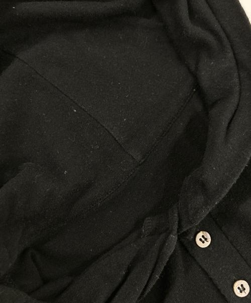 Y's（ワイズ）Y's (ワイズ) コットン ウール ロングパーカー ブラック サイズ:2の古着・服飾アイテム