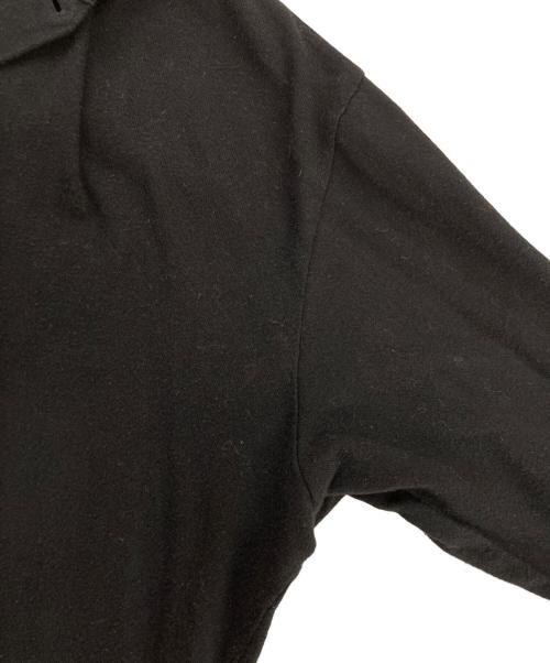 Y's（ワイズ）Y's (ワイズ) コットン ウール ロングパーカー ブラック サイズ:2の古着・服飾アイテム