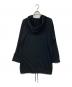 Y's (ワイズ) コットン ウール ロングパーカー ブラック サイズ:2：6000円