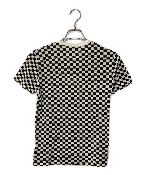 DIOR HOMME（ディオール オム）DIOR HOMME (ディオール オム) 06SS チェッカーフラッグTee ホワイト×ブラック サイズ:XSの古着・服飾アイテム