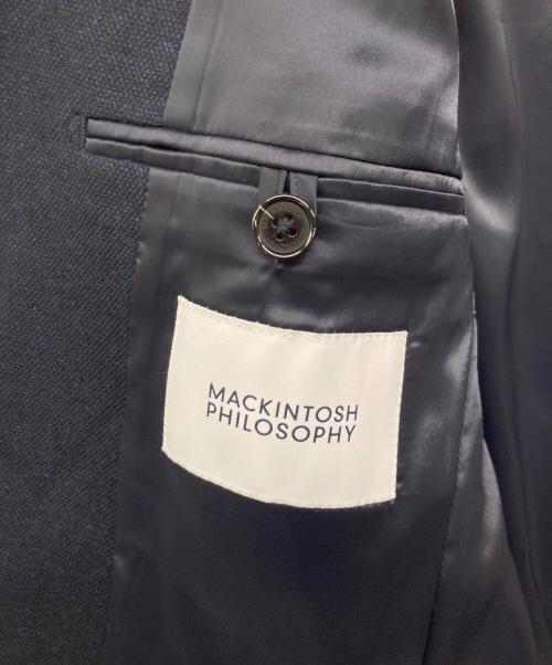 MACKINTOSH PHILOSOPHY（マッキントッシュ フィロソフィー）MACKINTOSH PHILOSOPHY (マッキントッシュ フィロソフィー) テーラードジャージー ジャケット メランジジャージー パンツ セットアップ ネイビー サイズ:40Rの古着・服飾アイテム