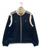adidas×WALES BONNERアディダス×ウェールズボナー）の古着「ADIDAS X WALES BONNER Adidas WB Ori Wb Twill Tt Navy / WB TWILL TT / NIGHT NVY / トラックトップ」｜ブラック