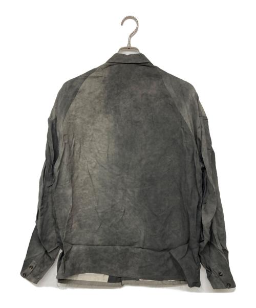 DEVOA（デヴォア）DEVOA (デヴォア) ビスコースシャツ グレー サイズ:Mの古着・服飾アイテム