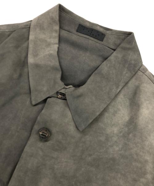 DEVOA（デヴォア）DEVOA (デヴォア) ビスコースシャツ グレー サイズ:Mの古着・服飾アイテム