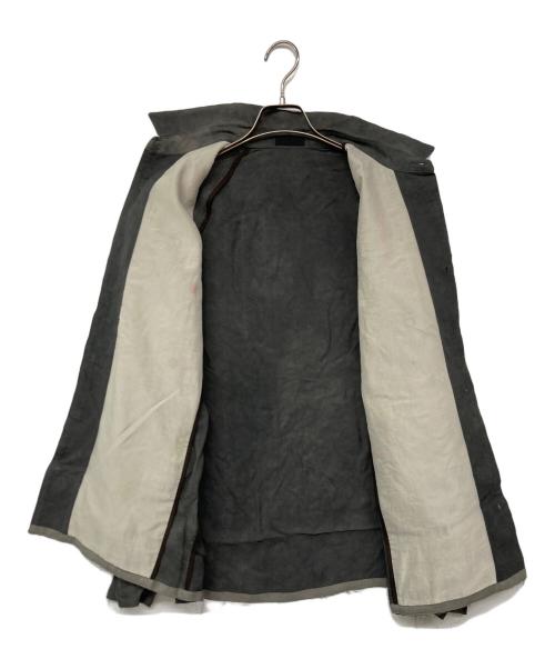 DEVOA（デヴォア）DEVOA (デヴォア) ビスコースシャツ グレー サイズ:Mの古着・服飾アイテム