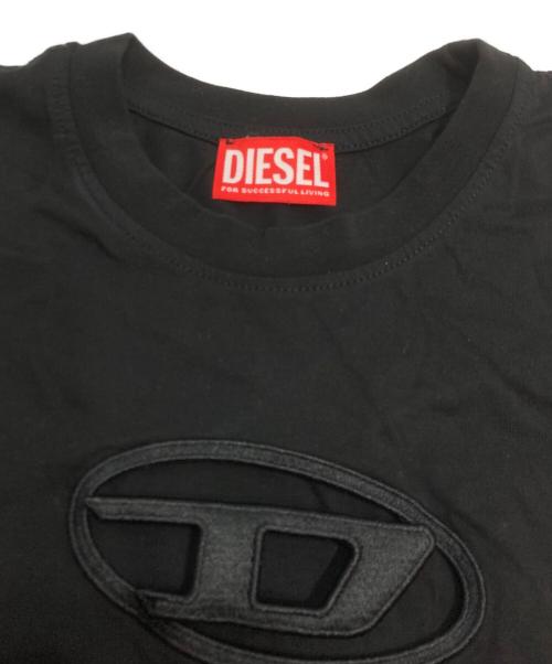 DIESEL（ディーゼル）DIESEL (ディーゼル) T-ROWY-OD Tシャツ　ロゴTシャツ ブラック サイズ:XSの古着・服飾アイテム