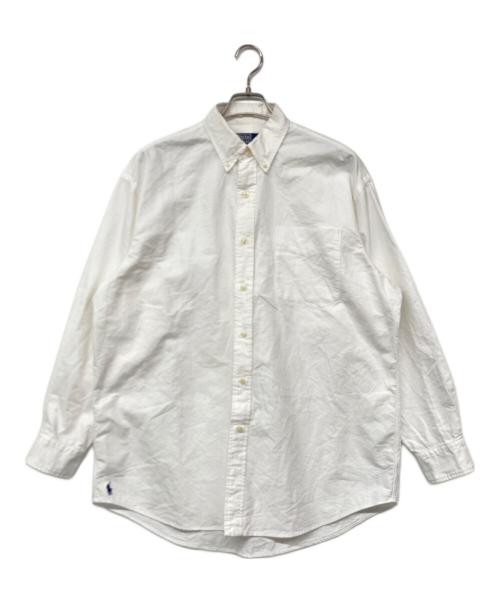 POLO RALPH LAUREN（ポロ・ラルフローレン）POLO RALPH LAUREN (ポロ・ラルフローレン) レギュラーカラーシャツ ホワイト サイズ:Mの古着・服飾アイテム