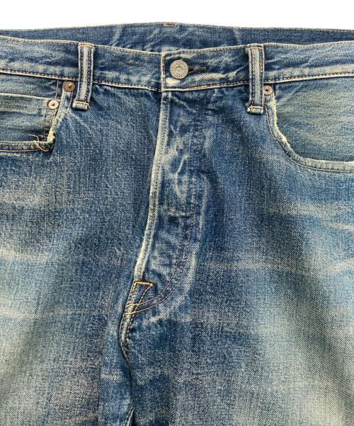KAPITAL（キャピタル）KAPITAL (キャピタル) セルビッチリペアカスタムデニムパンツ インディゴ サイズ:W36の古着・服飾アイテム