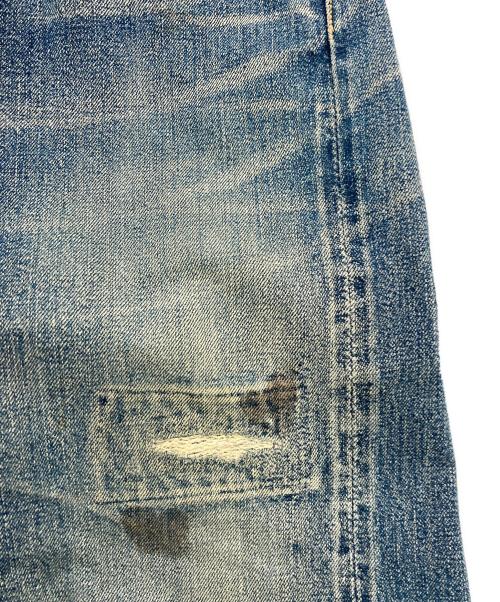 KAPITAL（キャピタル）KAPITAL (キャピタル) セルビッチリペアカスタムデニムパンツ インディゴ サイズ:W36の古着・服飾アイテム