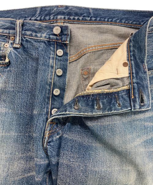 KAPITAL（キャピタル）KAPITAL (キャピタル) セルビッチリペアカスタムデニムパンツ インディゴ サイズ:W36の古着・服飾アイテム