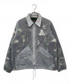 PALACE×BEAMS PLUSパレス×ビームスプラス）の古着「COACH JACKET FLEECE LINED / コーチジャケット フリースラインド」｜グレー