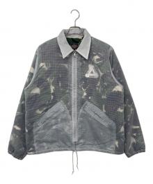 PALACE×BEAMS PLUS（パレス×ビームスプラス）の古着「COACH JACKET FLEECE LINED / コーチジャケット フリースラインド」｜グレー