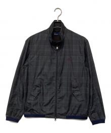 FRED PERRY（フレッドペリー）の古着「Print Harrington JKT」｜グリーン