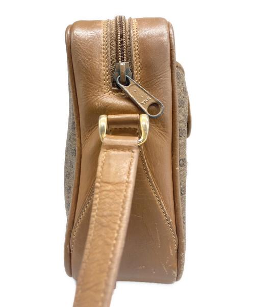 GUCCI（グッチ）GUCCI (グッチ) OLD GUCCI マイクロGG シェリーライン ショルダーバッグ ベージュの古着・服飾アイテム