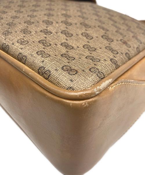 GUCCI（グッチ）GUCCI (グッチ) OLD GUCCI マイクロGG シェリーライン ショルダーバッグ ベージュの古着・服飾アイテム