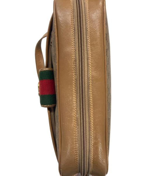 GUCCI（グッチ）GUCCI (グッチ) OLD GUCCI マイクロGG シェリーライン ショルダーバッグ ベージュの古着・服飾アイテム
