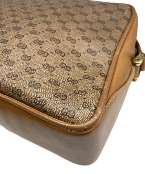 GUCCI（グッチ）GUCCI (グッチ) OLD GUCCI マイクロGG シェリーライン ショルダーバッグ ベージュの古着・服飾アイテム