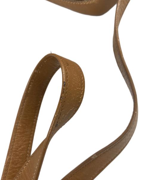 GUCCI（グッチ）GUCCI (グッチ) OLD GUCCI マイクロGG シェリーライン ショルダーバッグ ベージュの古着・服飾アイテム