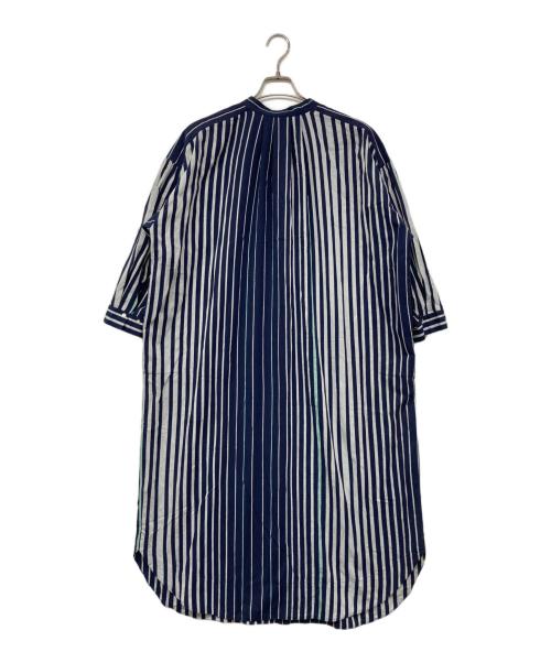 ne quittez pas（ヌキテパ）ne quittez pas (ヌキテパ) ストライプワンピース ネイビー サイズ:Fの古着・服飾アイテム