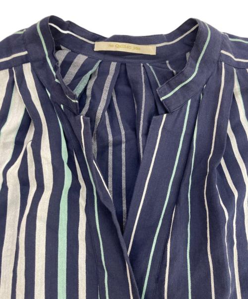 ne quittez pas（ヌキテパ）ne quittez pas (ヌキテパ) ストライプワンピース ネイビー サイズ:Fの古着・服飾アイテム