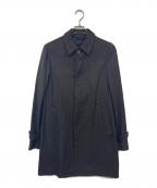 VALSTARヴァルスター）の古着「Valstar ウールギャバ ステンカラーコート」｜ブラウン