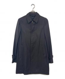 VALSTAR（ヴァルスター）の古着「Valstar ウールギャバ ステンカラーコート」｜ブラウン