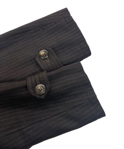 VALSTAR（ヴァルスター）Valstar (ヴァルスター) Valstar ウールギャバ ステンカラーコート ブラウン サイズ:44の古着・服飾アイテム