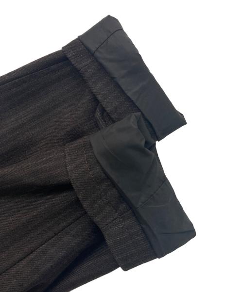 VALSTAR（ヴァルスター）Valstar (ヴァルスター) Valstar ウールギャバ ステンカラーコート ブラウン サイズ:44の古着・服飾アイテム