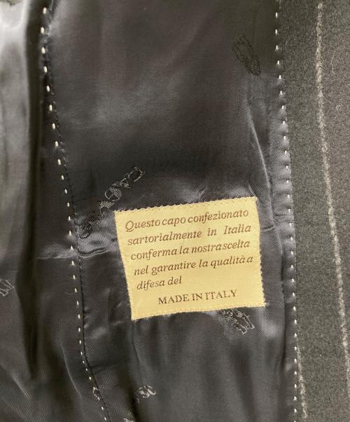 GIAN RICCARDO RAGUSO（ジャンリッカルド ラグーゾ）GIAN RICCARDO RAGUSO (ジャンリッカルド ラグーゾ) ウール2Bジャケット ストライプ ネイビー サイズ:44の古着・服飾アイテム