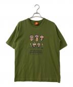 hobonichi mother projectホボ日MOTHERプロジェクト）の古着「LIVE Tシャツ トンズラブラザーズ プリントTシャツ」｜グリーン