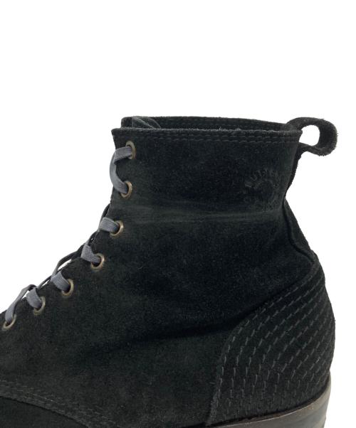 BUTTERO（ブッテロ）BUTTERO (ブッテロ) スエードレースアップブーツ ブラック サイズ:40 1/2の古着・服飾アイテム