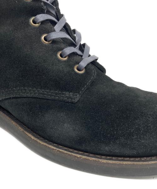 BUTTERO（ブッテロ）BUTTERO (ブッテロ) スエードレースアップブーツ ブラック サイズ:40 1/2の古着・服飾アイテム