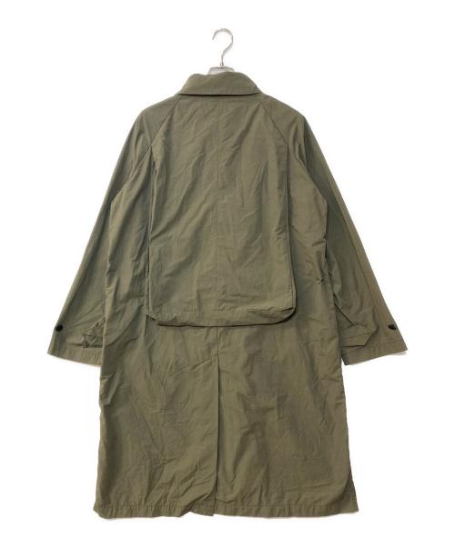 KLASICA（クラシカ）KLASICA (クラシカ) BURRY LITEナイロンステンカラーコート オリーブ サイズ:3の古着・服飾アイテム