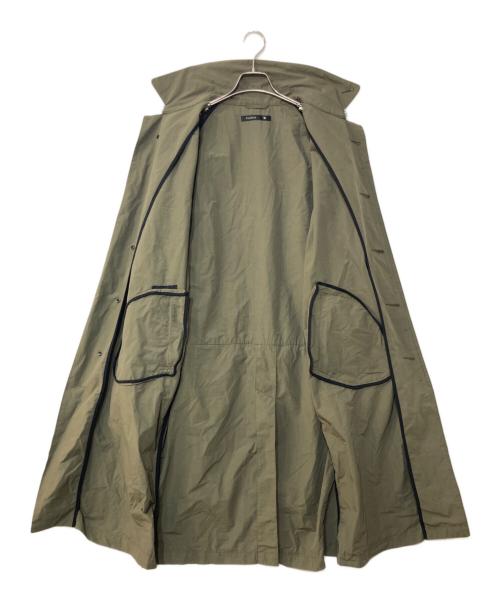 KLASICA（クラシカ）KLASICA (クラシカ) BURRY LITEナイロンステンカラーコート オリーブ サイズ:3の古着・服飾アイテム