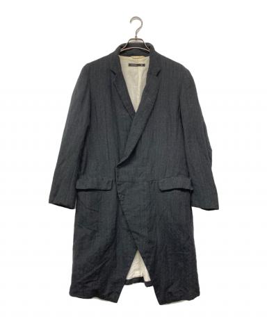 KLASICA(クラシカ) AB GENOU 羊毛 ノーカラーコート メンズ JPN：3 【中古】【ブランド古着バズストア】 中古・古着通販】KLASICA (クラシカ) ウール燕尾コート グレー サイズ