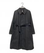 LEエルイー）の古着「コットンギャバステンカラーコート」｜ネイビー