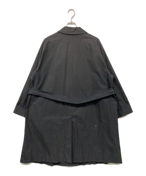 LE（エルイー）LE (エルイー) コットンギャバステンカラーコート ネイビー サイズ:２の古着・服飾アイテム