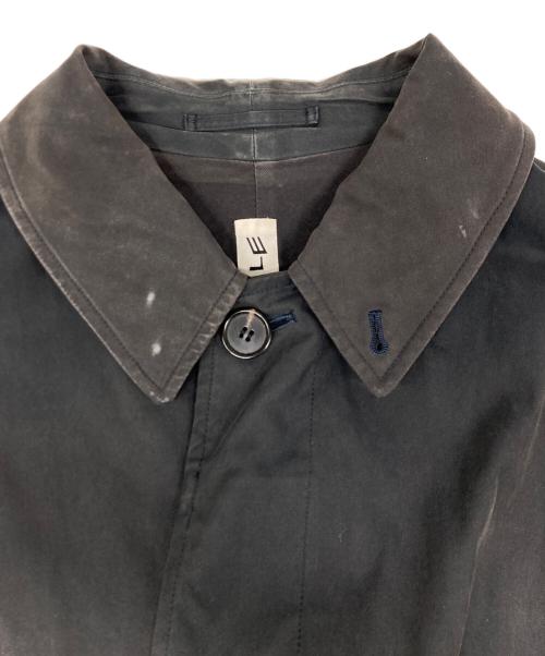 LE（エルイー）LE (エルイー) コットンギャバステンカラーコート ネイビー サイズ:２の古着・服飾アイテム