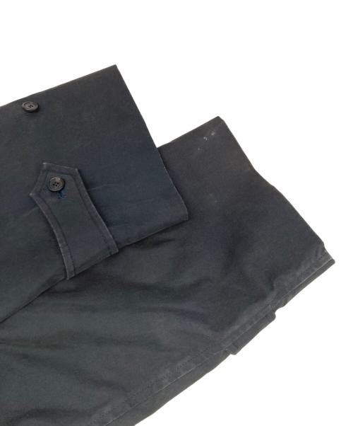 LE（エルイー）LE (エルイー) コットンギャバステンカラーコート ネイビー サイズ:２の古着・服飾アイテム