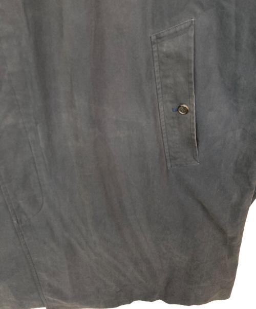 LE（エルイー）LE (エルイー) コットンギャバステンカラーコート ネイビー サイズ:２の古着・服飾アイテム