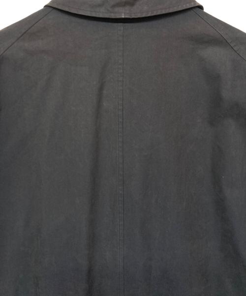 LE（エルイー）LE (エルイー) コットンギャバステンカラーコート ネイビー サイズ:２の古着・服飾アイテム