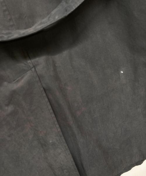 LE（エルイー）LE (エルイー) コットンギャバステンカラーコート ネイビー サイズ:２の古着・服飾アイテム