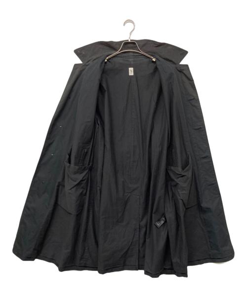 LE（エルイー）LE (エルイー) コットンギャバステンカラーコート ネイビー サイズ:２の古着・服飾アイテム