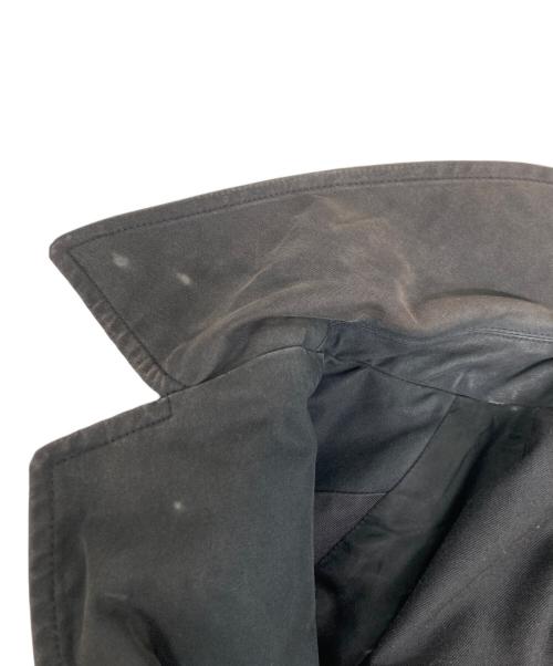 LE（エルイー）LE (エルイー) コットンギャバステンカラーコート ネイビー サイズ:２の古着・服飾アイテム