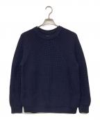 BATONERバトナ―）の古着「SIGNATURE CREW NECK」｜ネイビー