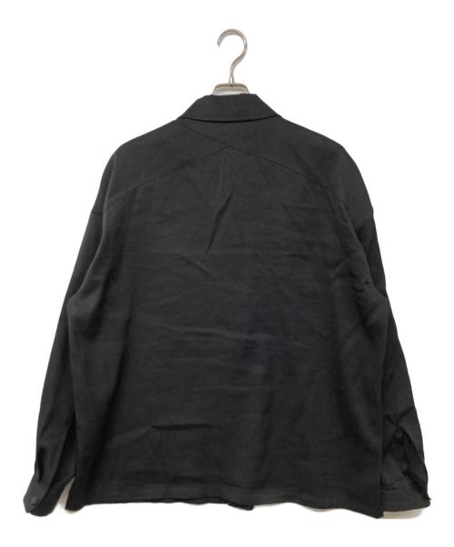 THE RERACS（ザ リラクス）THE RERACS (ザ リラクス) BIG CPO/シャツ ブラック サイズ:48の古着・服飾アイテム