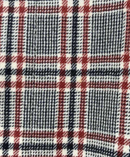 MACKINTOSH PHILOSOPHY（マッキントッシュ フィロソフィー）MACKINTOSH PHILOSOPHY (マッキントッシュ フィロソフィー) ライナー付きチェックステンカラーコート グレー サイズ:38の古着・服飾アイテム