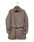 MACKINTOSH PHILOSOPHY（マッキントッシュ フィロソフィー）の古着「ライナー付きチェックステンカラーコート」｜グレー