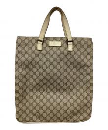 GUCCI（グッチ）の古着「グッチ GGスプリーム トートバッグ」｜ベージュ